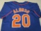 Pete Alonzo of the NY Mets signed autographed baseball jersey PAAS COA 931