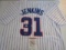 Ferguson Jenkins of the Chicago Cubs signed autographed baseball jersey JSA COA 120