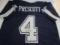 Dak Prescott of the Dallas Cowboys signed autographed football jersey PAAS COA 861