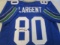 Steve Largent of the Seattle Seahawks signed autographed football jersey PAAS COA 841