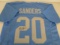 Barry Sanders of the Detroit Lions signed autographed football jersey PAAS COA 806
