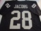 Josh Jacobs of the Las Vegas Raiders signed autographed football jersey PAAS COA 667