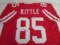 George Kittle of the San Francisco 49ers signed autographed football jersey PAAS COA 680