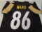 Hines Ward of the Pittsburgh Steelers signed autographed football jersey PAAS COA 662