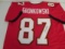 Rob Gronkowski of the Tampa Bay Buccaneers signed autographed football jersey PAAS COA 611