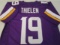 Adam Thielen of the Minnesota Vikings signed autographed football jersey PAAS COA 606