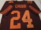 Nick Chubb of the Cleveland Browns signed autographed football jersey PAAS COA 737