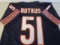 Dick Butkus of the Chicago Bears signed autographed football jersey PAAS COA 699