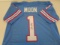 Warren Moon of the Houston Oilers signed autographed football jersey PAAS COA 636