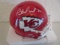 Patrick Mahomes of the Kansas City Chiefs signed autographed mini helmet GA COA 727