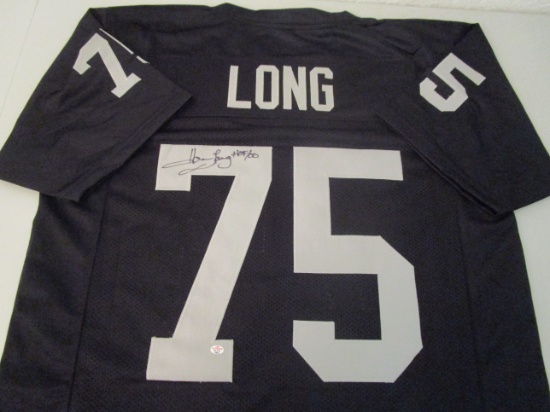 Howie Long of the Oakland Raiders signed autographed football jersey PAAS COA 873