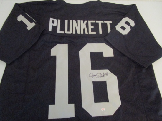 Jim Plunkett of the Oakland Raiders signed autographed football jersey PAAS COA 583
