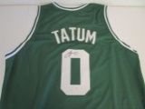 Jayson Tatum of the Boston Celtics signed autographed basketball jersey PAAS COA 211
