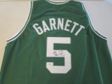 Kevin Garnett of the Boston Celtics signed autographed basketball jersey PAAS COA 184