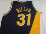 Reggie Miller of the Indiana Pacers signed autographed basketball jersey PAAS COA 058
