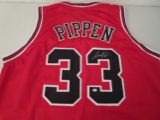 Scottie Pippen of the Chicago Bulls signed autographed basketball jersey PAAS COA 066
