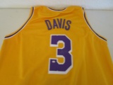 Anthony Davis of the LA Lakers signed autographed basketball jersey PAAS COA 025