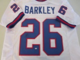 Saquon Barkley of the NY Giants signed autographed football jersey PAAS COA 801