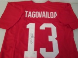 Tua Tagovailoa of the Alabama Crimson Tide signed autographed football jersey PAAS COA 819