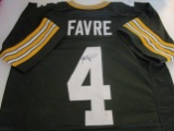 Brett Favre of the Green Bay Packers signed autographed football jersey PAAS COA 794
