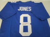 Daniel Jones of the NY Giants signed autographed football jersey PAAS COA 783