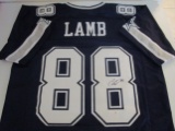 CeeDee Lamb of the Dallas Cowboys signed autographed football jersey PAAS COA 745
