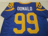 Aaron Donald of the Los Angeles Rams signed autographed football jersey PAAS COA 649