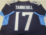 Ryan Tannehill of the Tennessee Titans signed autographed football jersey PAAS COA 719