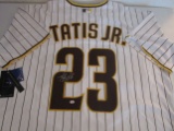 Fernando Tatis Jr of the San Diego Padres signed autographed baseball jersey PAAS COA 728