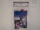 Joel Embiid of the Philadelphia 76ers signed autographed slabbed basketball card COA 069