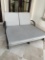 Powder-Coated Aluminum Double Lounger With Cushions