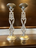 Pair Of Ornamental Candle Sticks