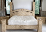 Complete King Size Bedroom Suite including King Size Bed with Four Poster Headboard and Foot Board,