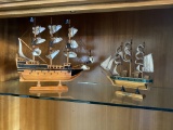 (2) Replica Miniature Clipper Ships
