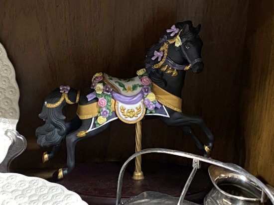 8" Decorative Carousel Horses