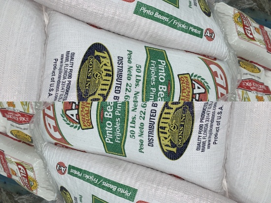 Alberto Pinto Beans on 50 LB Bags