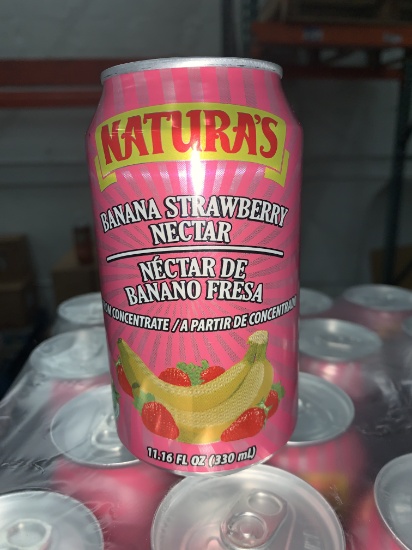 Banana Strawberry Nectar Beverage