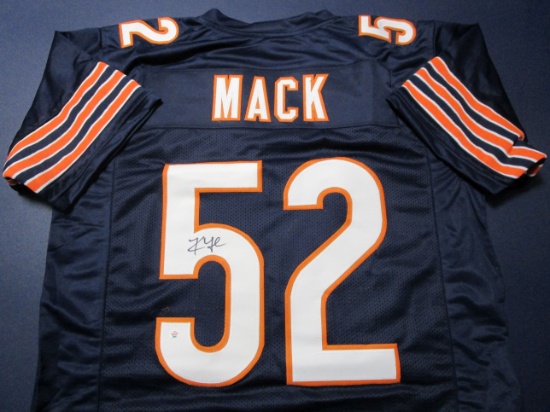 Khalil Mack of the Chicago Bears signed autographed football jersey PAAS COA 841