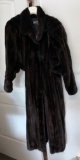 Dark Female Full Length Ranch Couture Mink Coat, From Decor Furs NYC