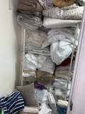 Large Lot Of (7) Assorted Comforters And Duvets, Mattress Toppers, Pillow Cases And Other Bedding It