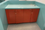 Security/Manager Station With Attached Cabinet Sytem