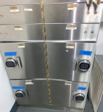 Large Safe Deposit Boxes, Six With Keys, Four With Combination Keypad. All Unlocked