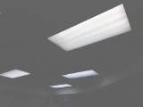 Fluorescent Light Fixtures And Ceiling Tiles