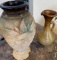 Set Of Two Outdoor Decorative Patio Vases