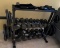 Standing Dumbbell Rack. 10Lb To 40Lb Count By Fives Plus Weight Tree With Metal Plates. 250Lbs Total