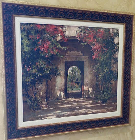 29 x 30 Heavily Framed Decorative Wall Art