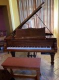 1890 WM Knabe & Company Full Grand Piano. All Refurbished Recently And Converted To Player. Piano Wo