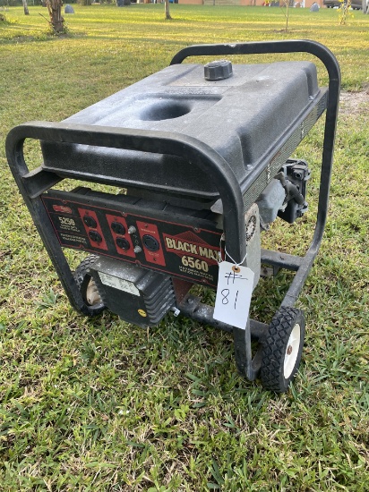 Black Max 6560 Generator
