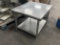 36 x 30 Stainless Steel Equipment Stand With Under Shelf