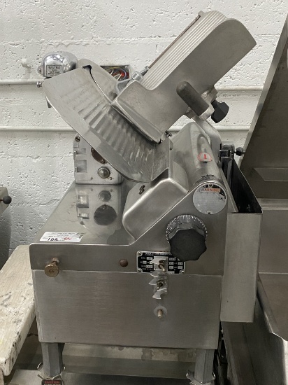 Globe 12" Slicer Model 725 With Sharpener, On Stand